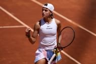 Emiliana Arango at the 2023 W100 in Madrid.